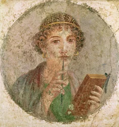 Retrato de una joven, de Pompeya